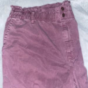Purple Paperbag Jeans